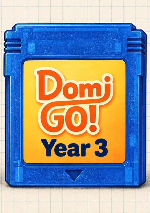 Gezeichnetes Spielmodul Year 3 der Unterstufe.
